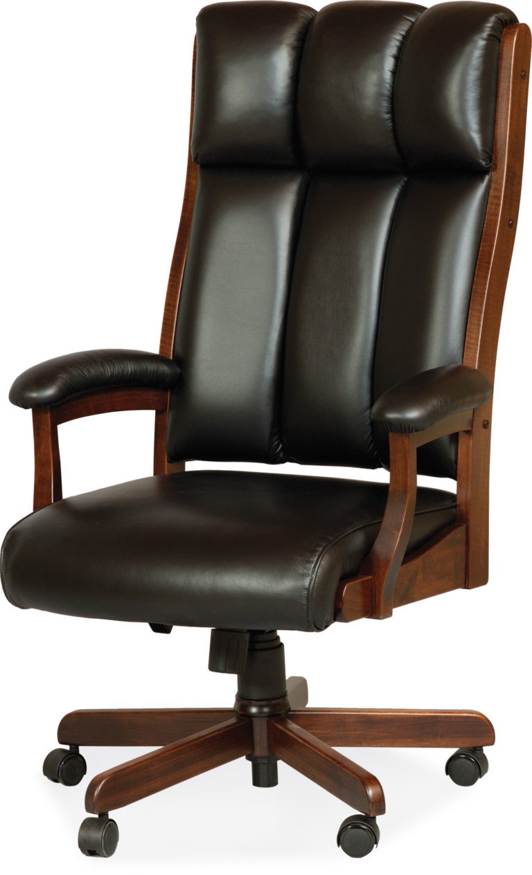 Clark Executive Chair Amish Solid Wood Office Chairs Kvadro Furniture