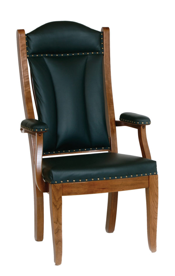 Client Chair Amish Solid Wood Office Chairs Kvadro Furniture