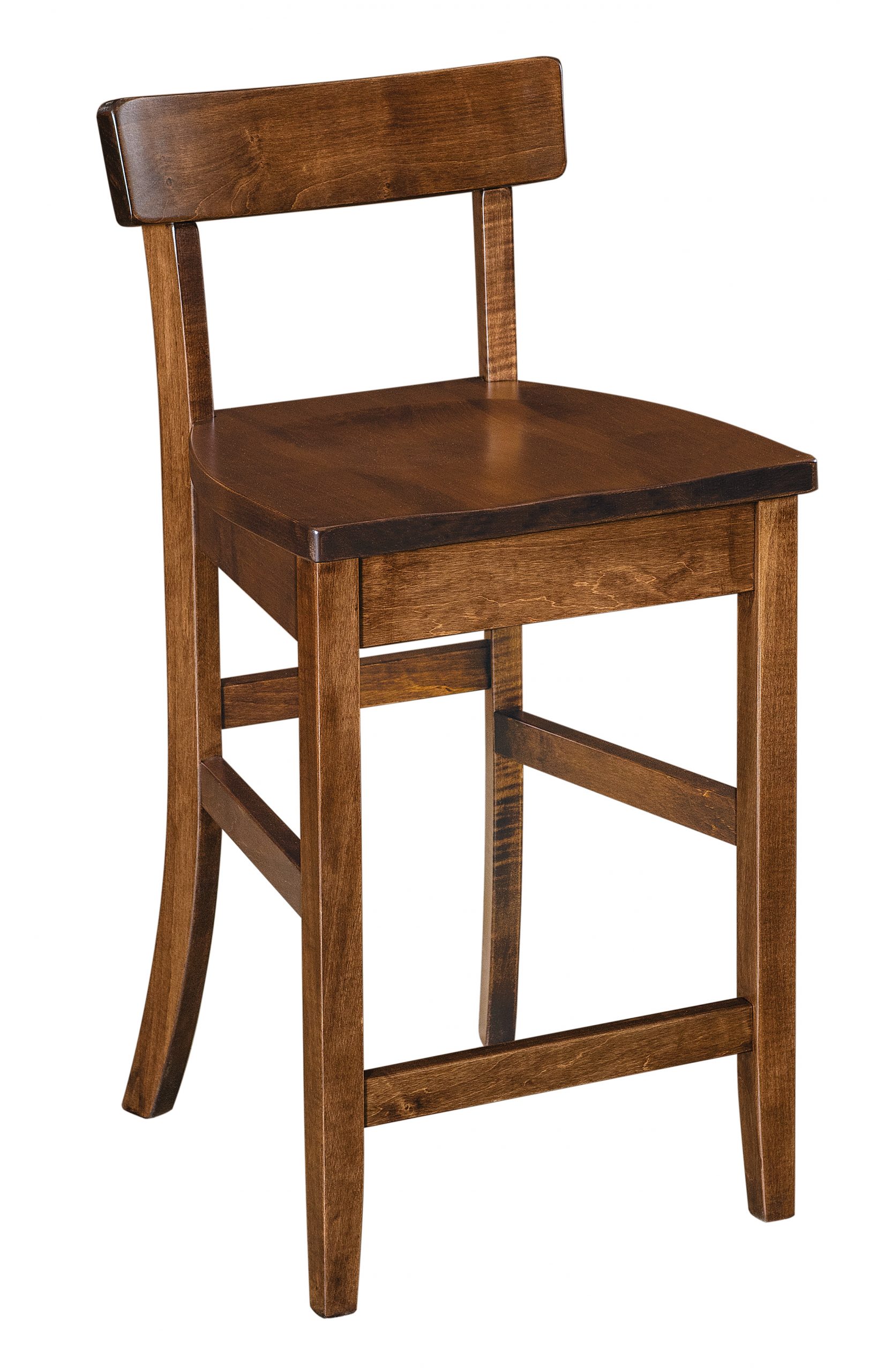 Eddison Bar Stool Amish Solid Wood Bar Stools Kvadro Furniture