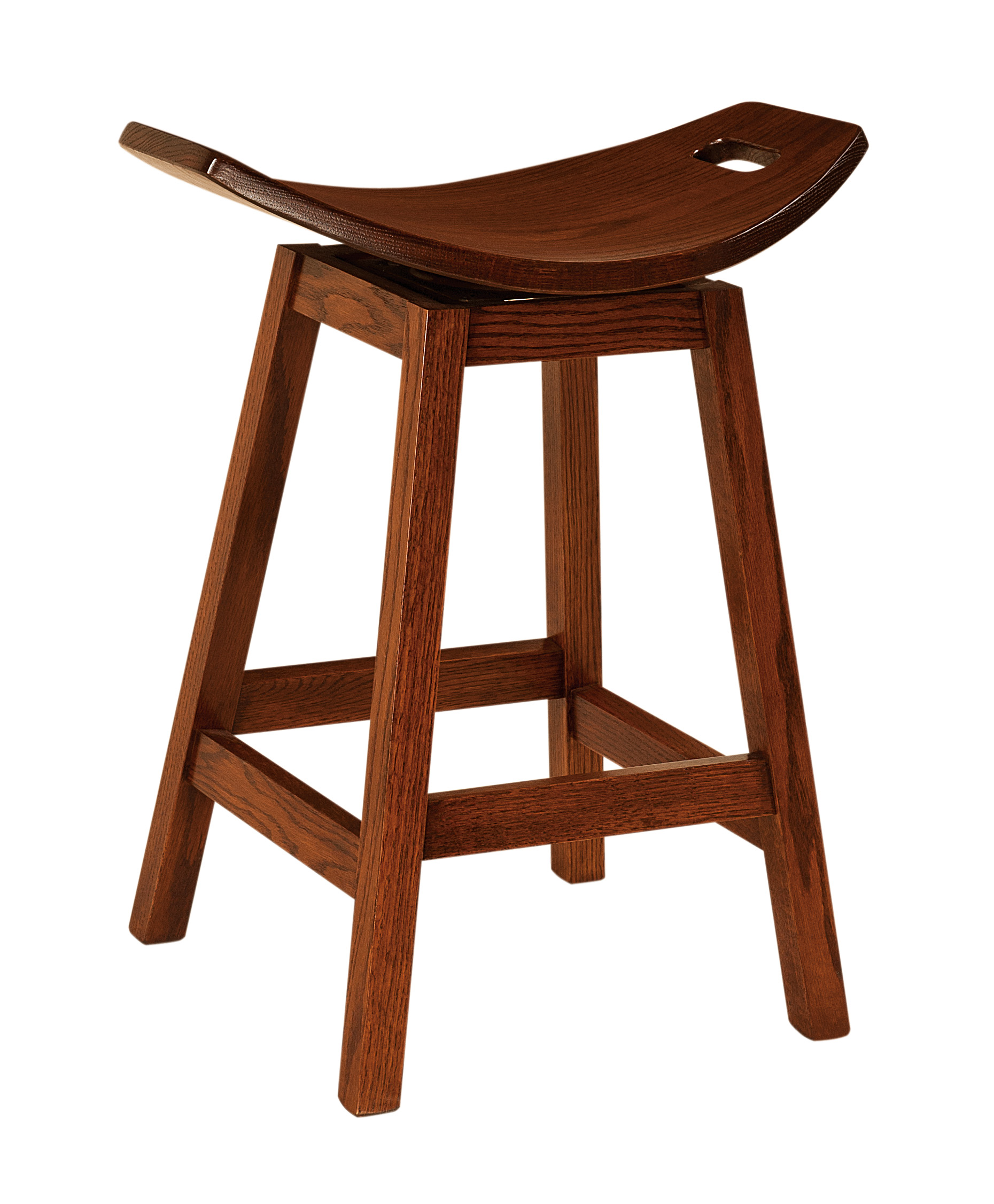 Wilford Swivel Bar Stool Amish Bar Stools Kvadro Furniture   FN Wilford 