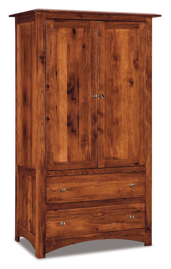 Finland Solid Wood Armoires and Wardrobe / Amish Furniture Kvadro