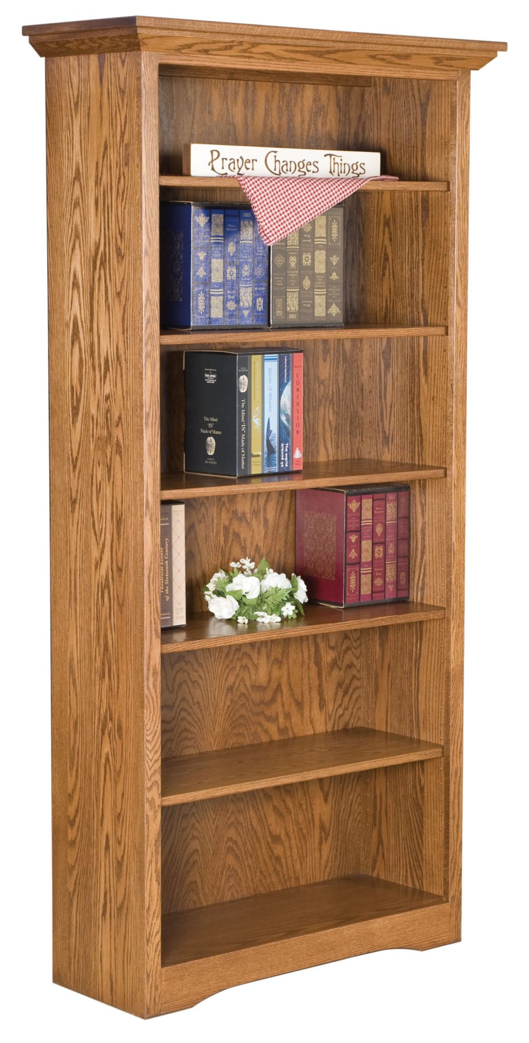 Mission Bookcase | Amish Solid Wood Bookcases | Kvadro Furniture