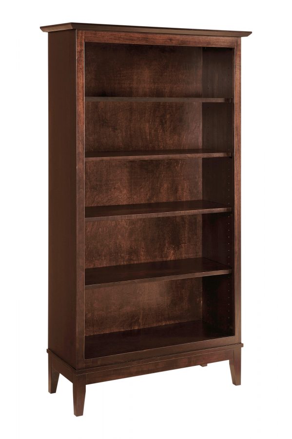 Venice Amish Solid Wood Bookcase, 2 sizes Kvadro Furniture