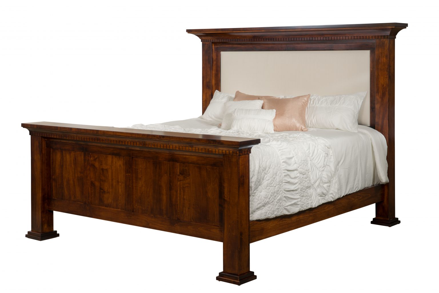 Empire Bed Amish Solid Wood Beds Kvadro Furniture 