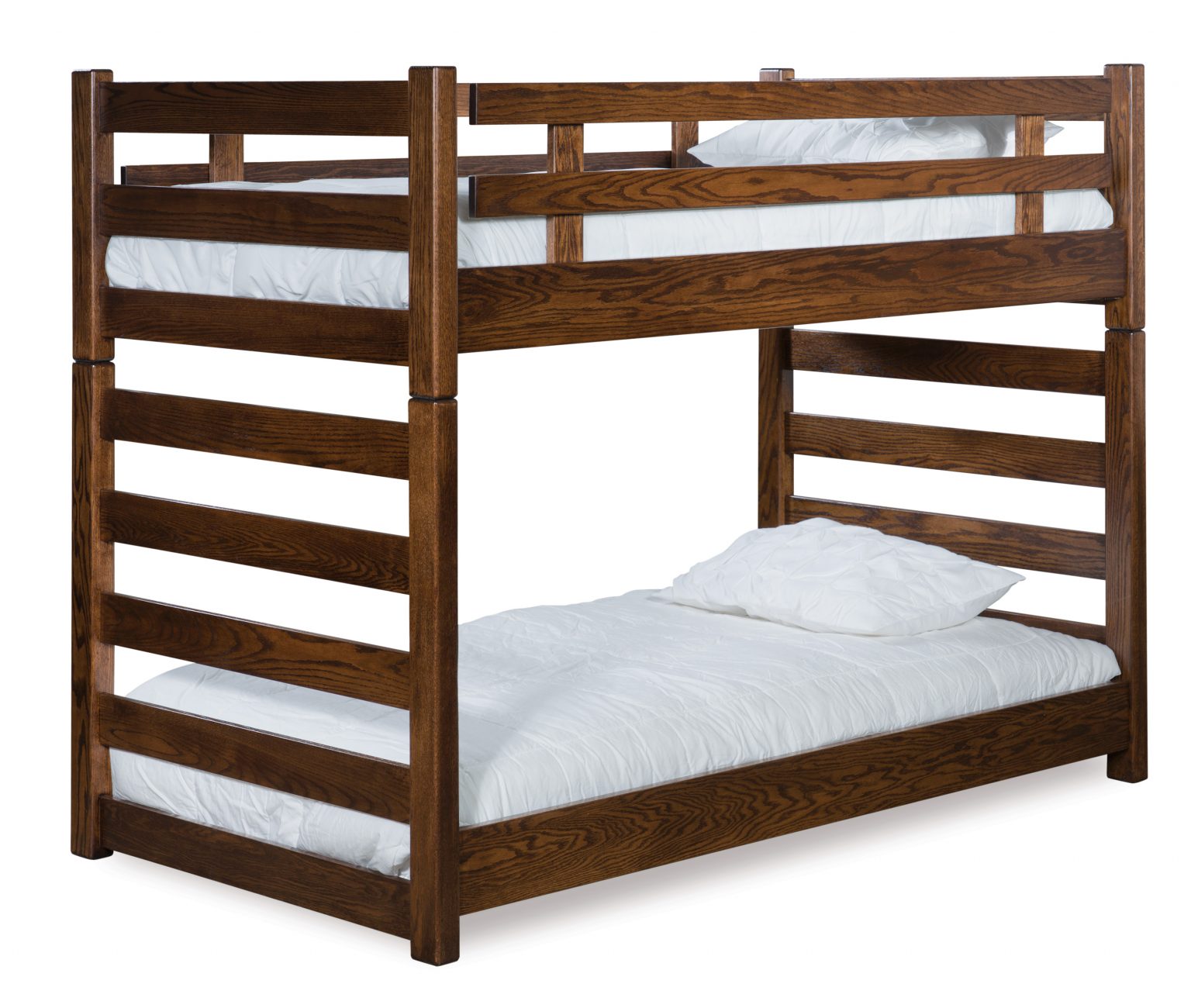 Ladder Bunk Bed Amish Solid Wood Beds Kvadro Furniture