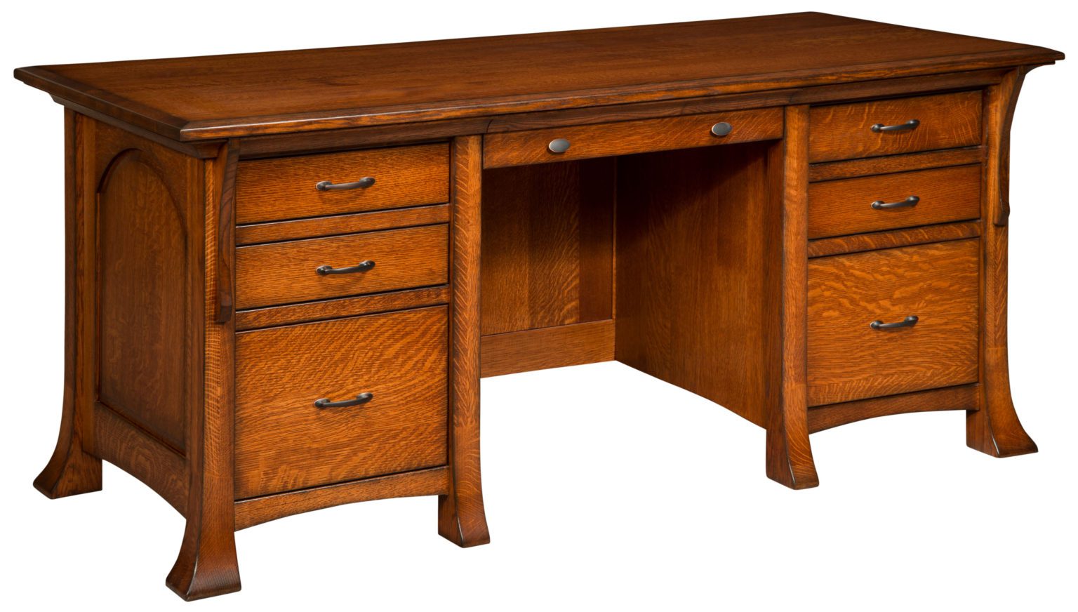 Breckenridge Wall Desk Amish Solid Wood Desks Kvadro Furniture