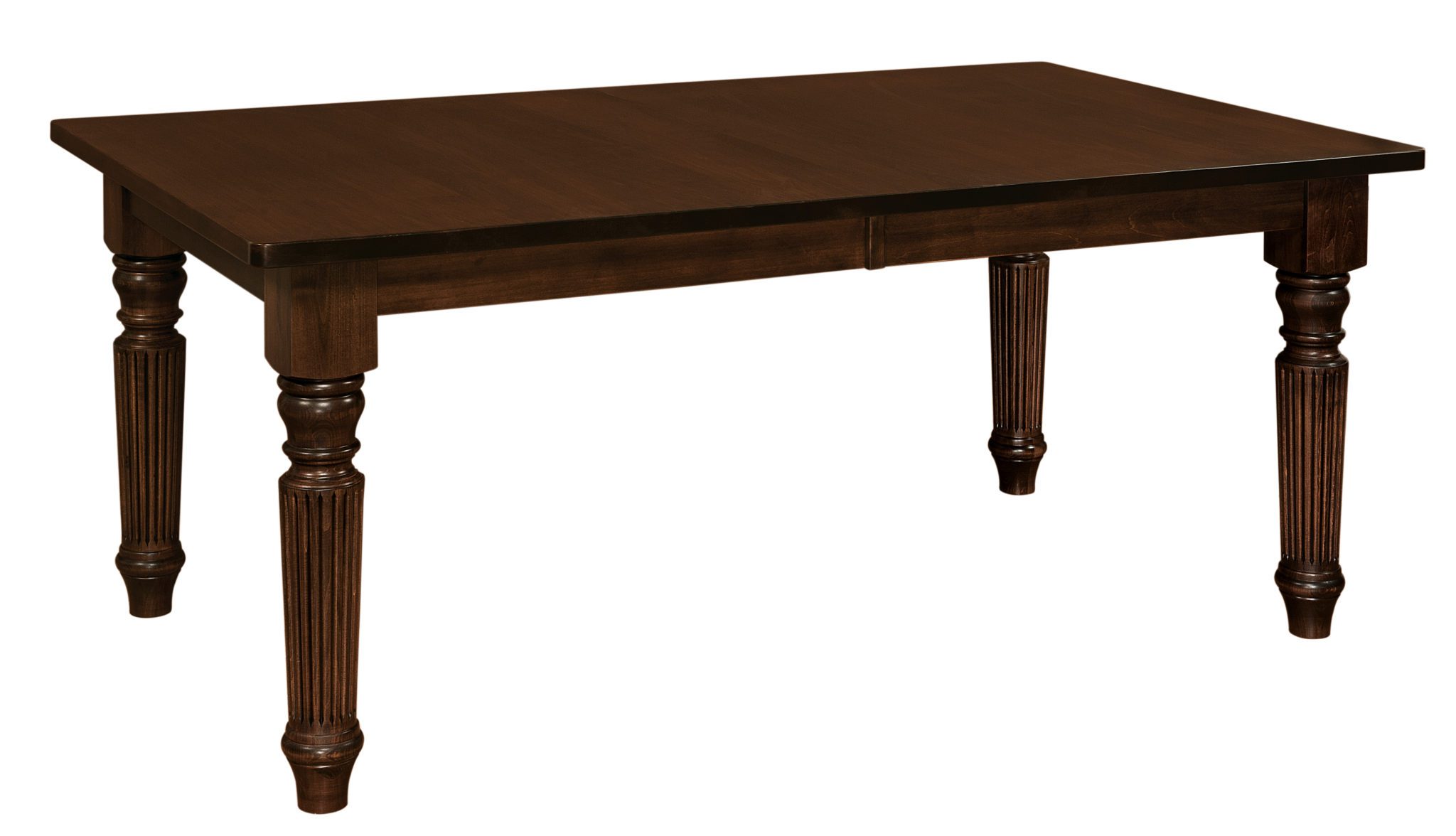 Berkshire Dining Table Amish Solid Wood Tables Kvadro Furniture