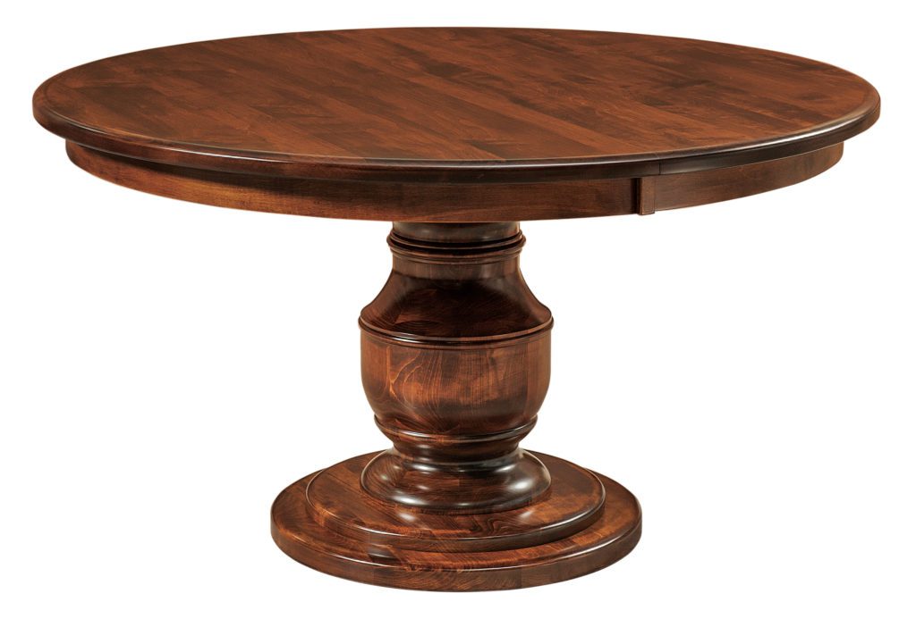 Burlington Dining Table Amish Solid Wood Tables Kvadro Furniture