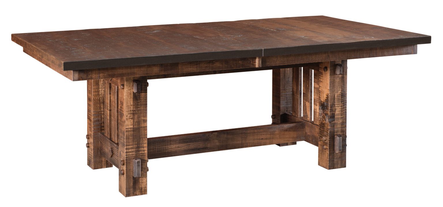 El Paso Dining Table Amish Solid Wood Tables Kvadro Furniture