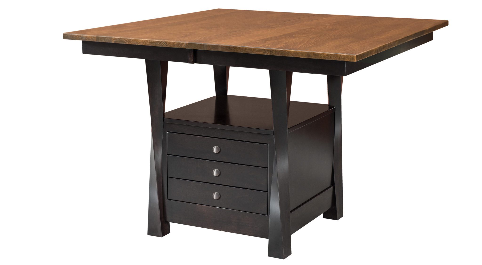 Lexington Bar Table Amish Solid Wood Tables Kvadro Furniture