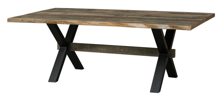 rustic looking kitchen table at el dorado furniture