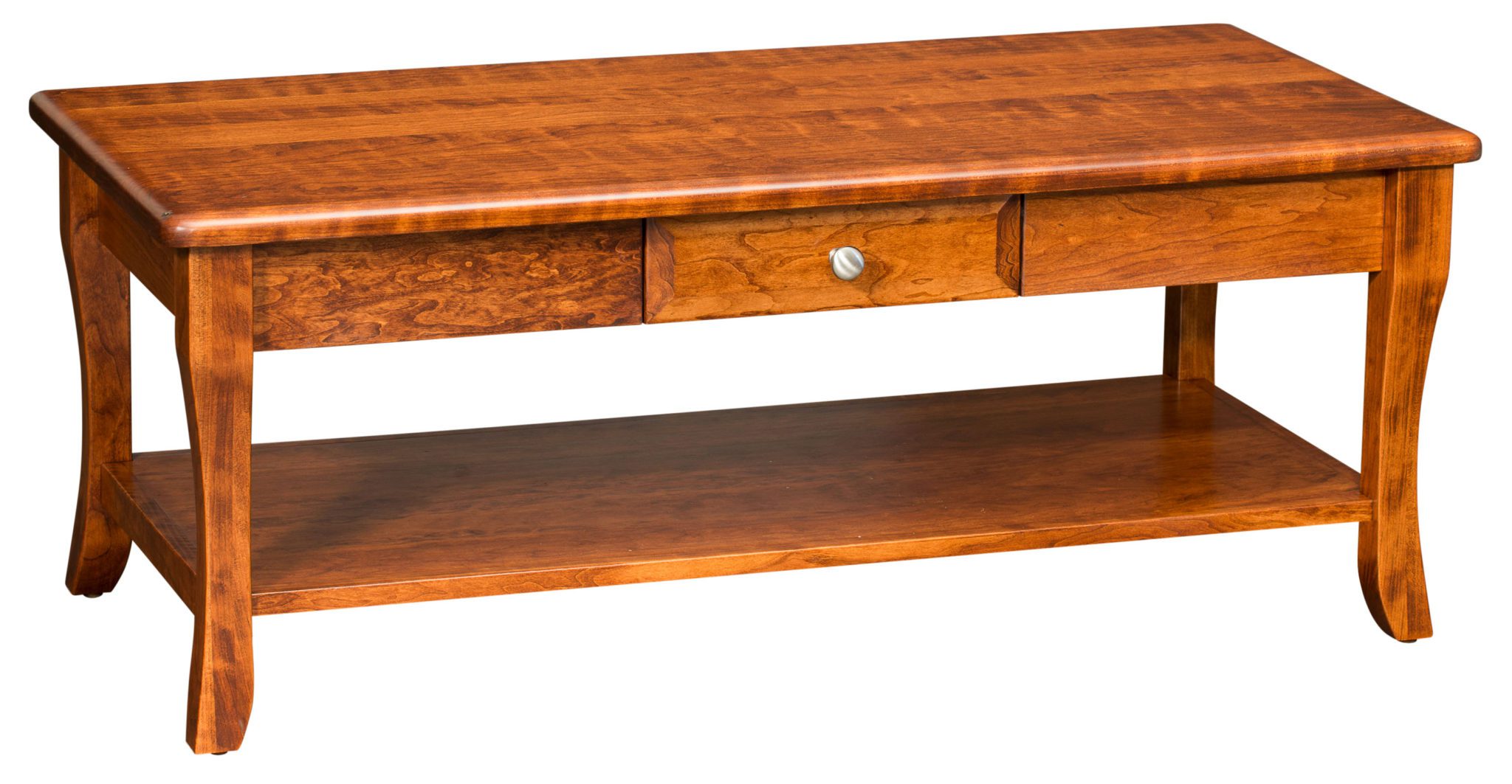 Berkley Coffee Table Amish Solid Wood Occasional Tables Kvadro