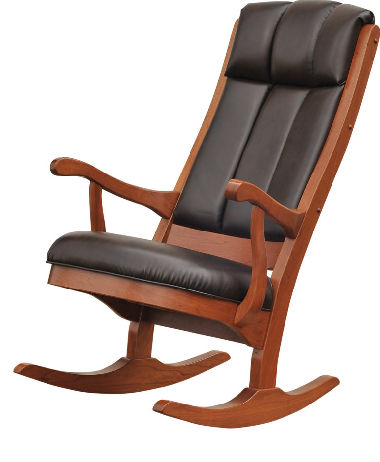 Lincoln Rocker | Amish Solid Wood Rocking Chairs | Kvadro Furniture