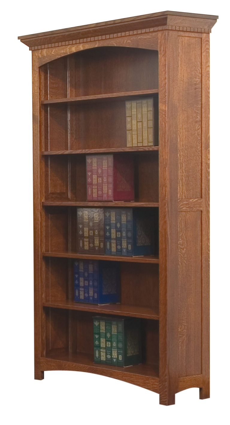 Oakwood Bookcase Amish Solid Wood Bookcases Kvadro Furniture 