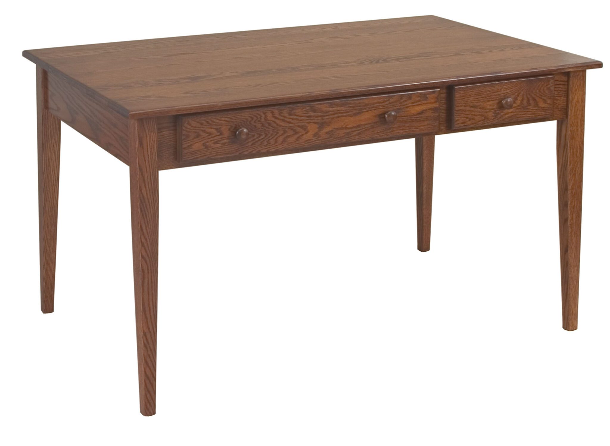 Shaker Flat Top Desk Amish Solid Wood Desks Kvadro Furniture