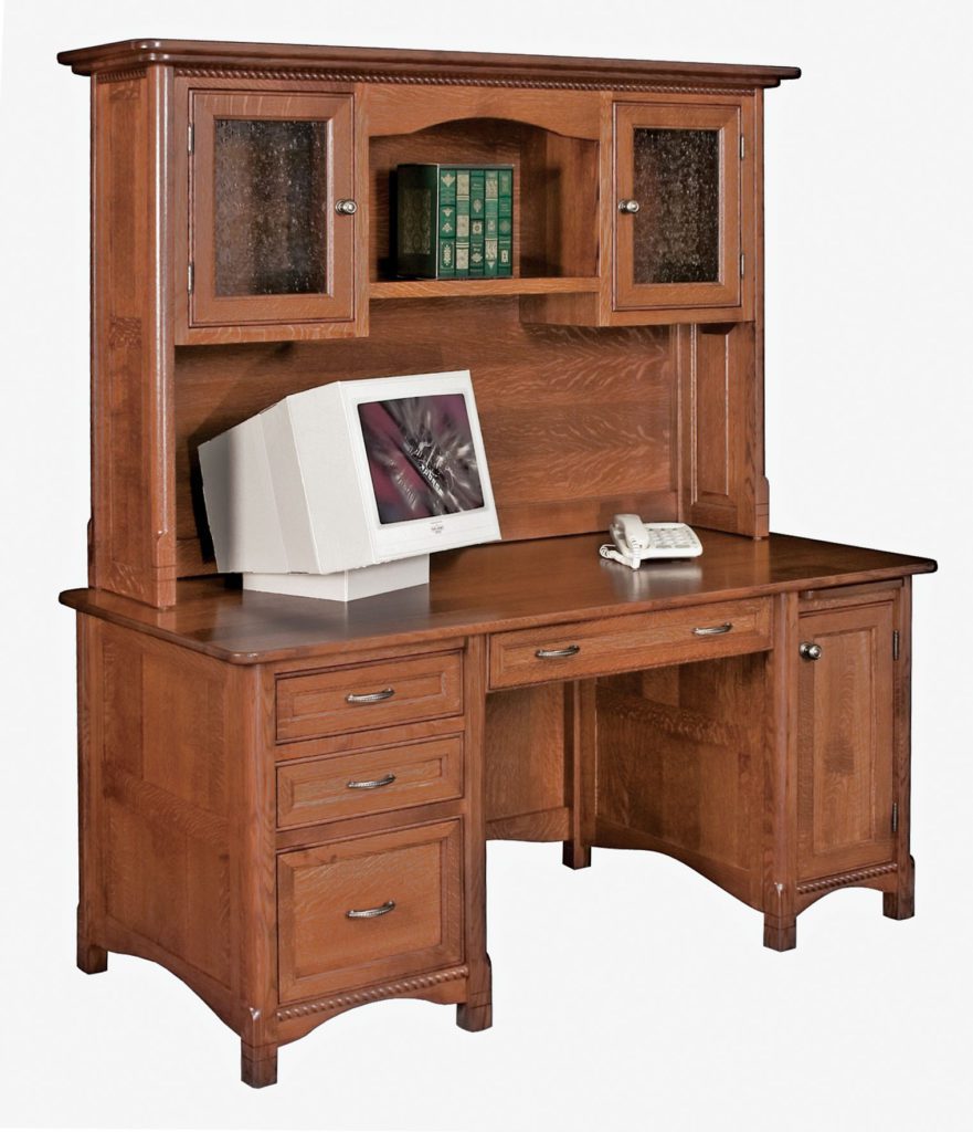 Westlake Desk Amish Solid Wood Desks Kvadro Furniture