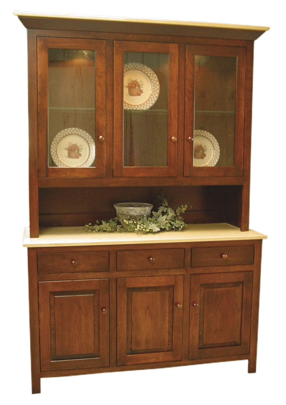 Brookline Hutch | Amish Solid Wood Hutches | Kvadro Furniture