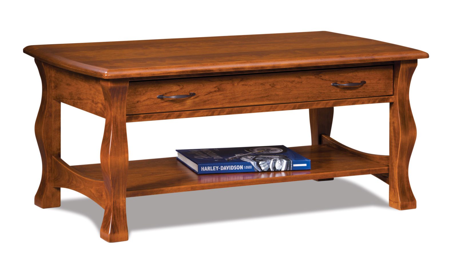 Reno Coffee Table Amish Solid Wood Occasional Tables Kvadro Furniture