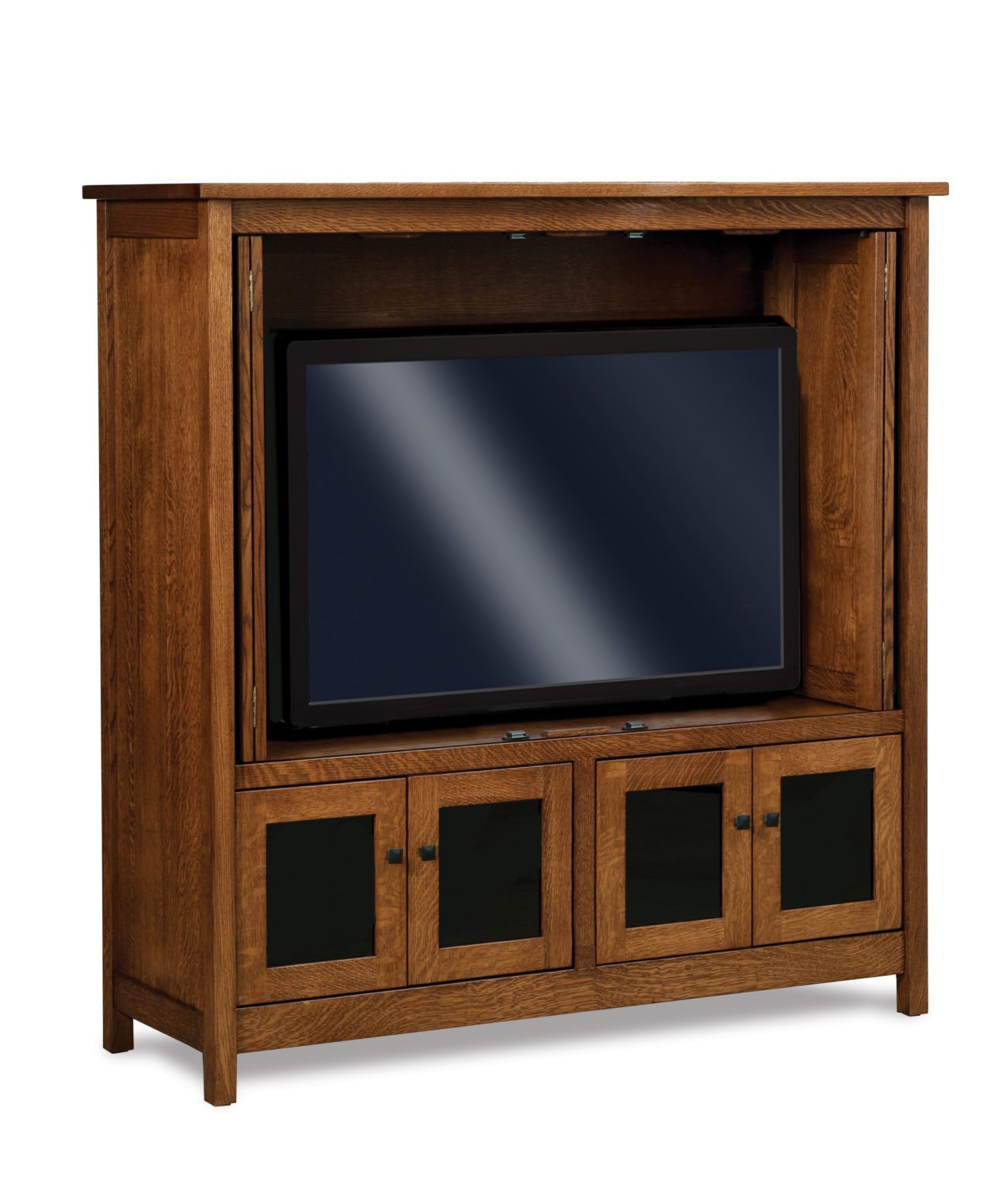 Centennial Entertainment Centre Amish Solid Wood Entertainment