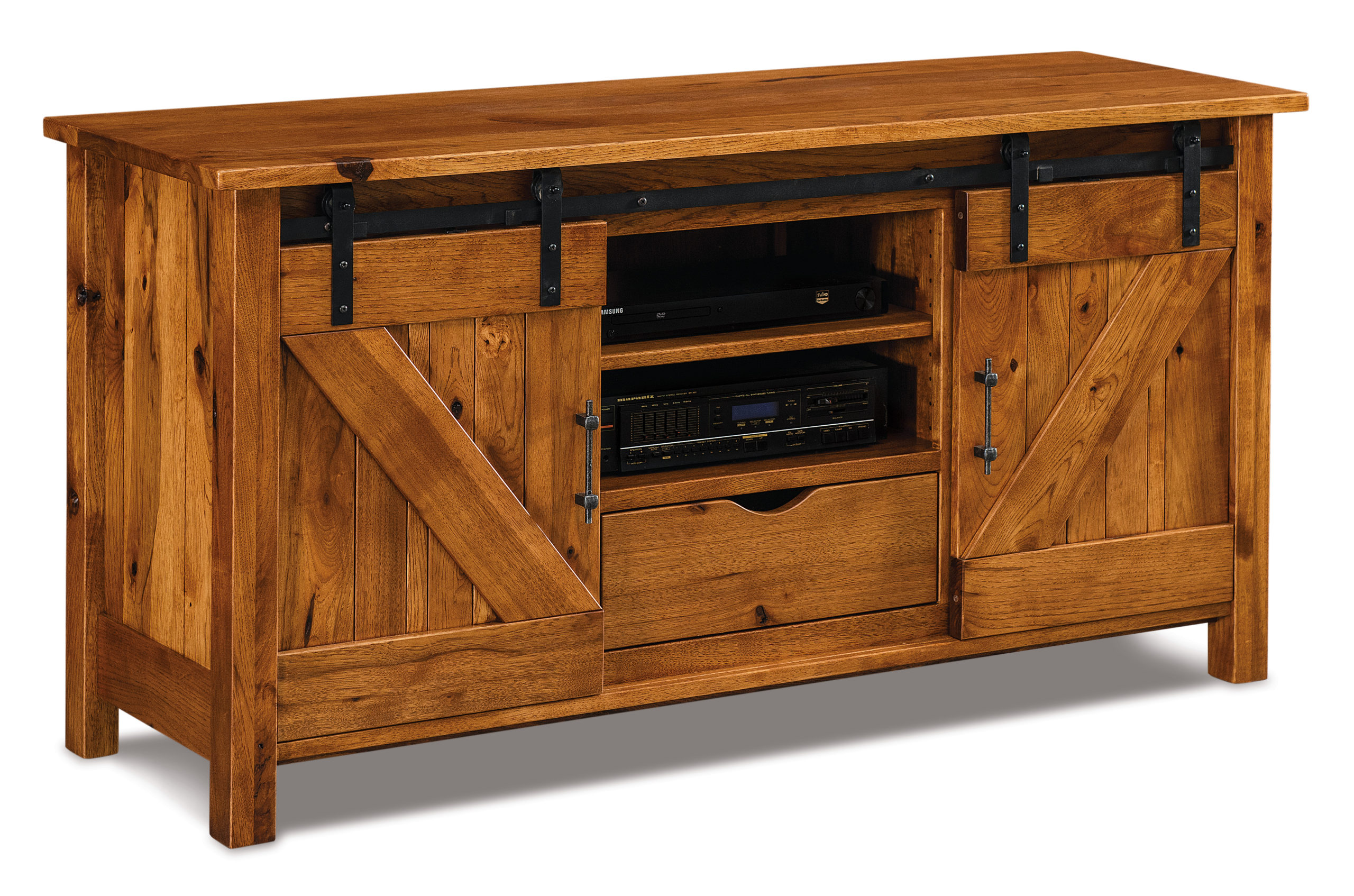 Timbra TV Stand | Amish Solid Wood TV Stands | Kvadro ...