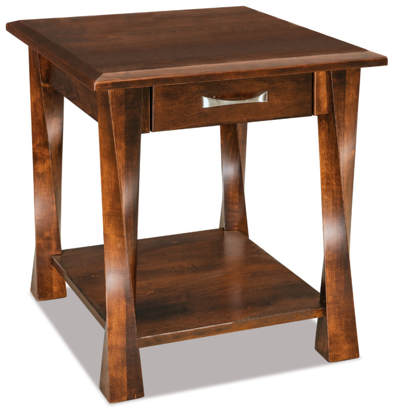 Lexington Arc End Tables | Amish Solid Wood Occasional Tables | Kvadro ...