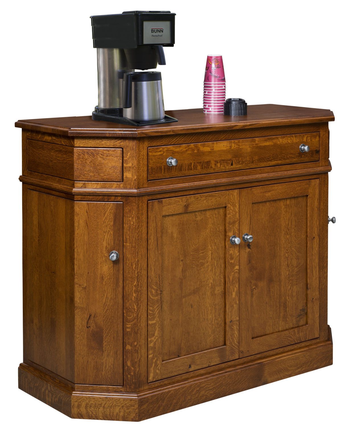 Novalene Coffee Bar Amish Solid Wood Hutches Kvadro Furniture