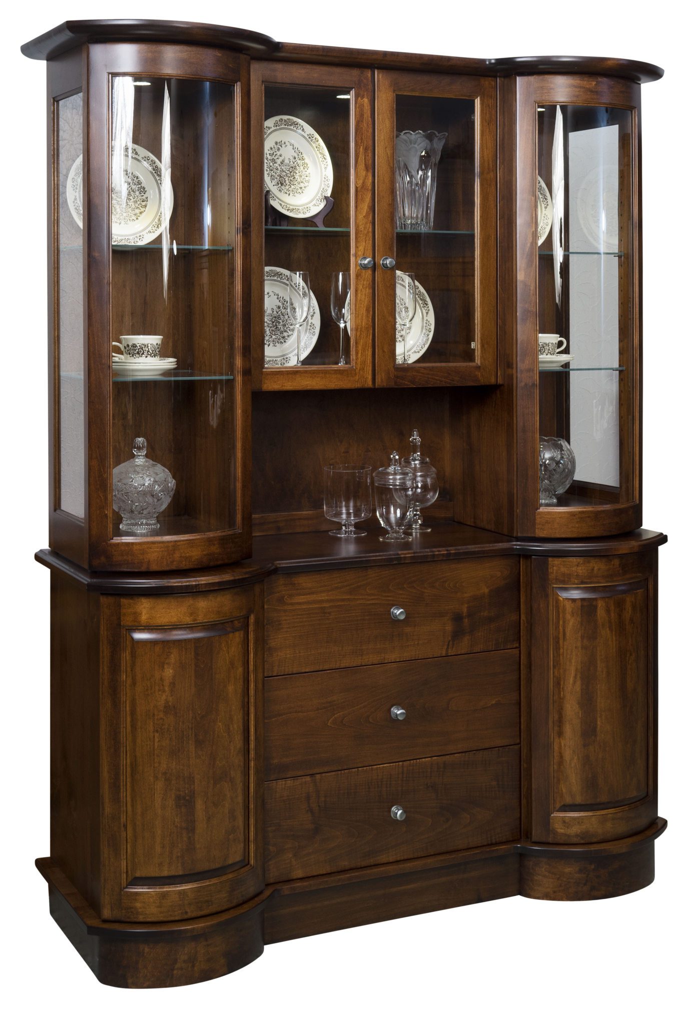 Wyatt Hutch Amish Solid Wood Hutches Kvadro Furniture