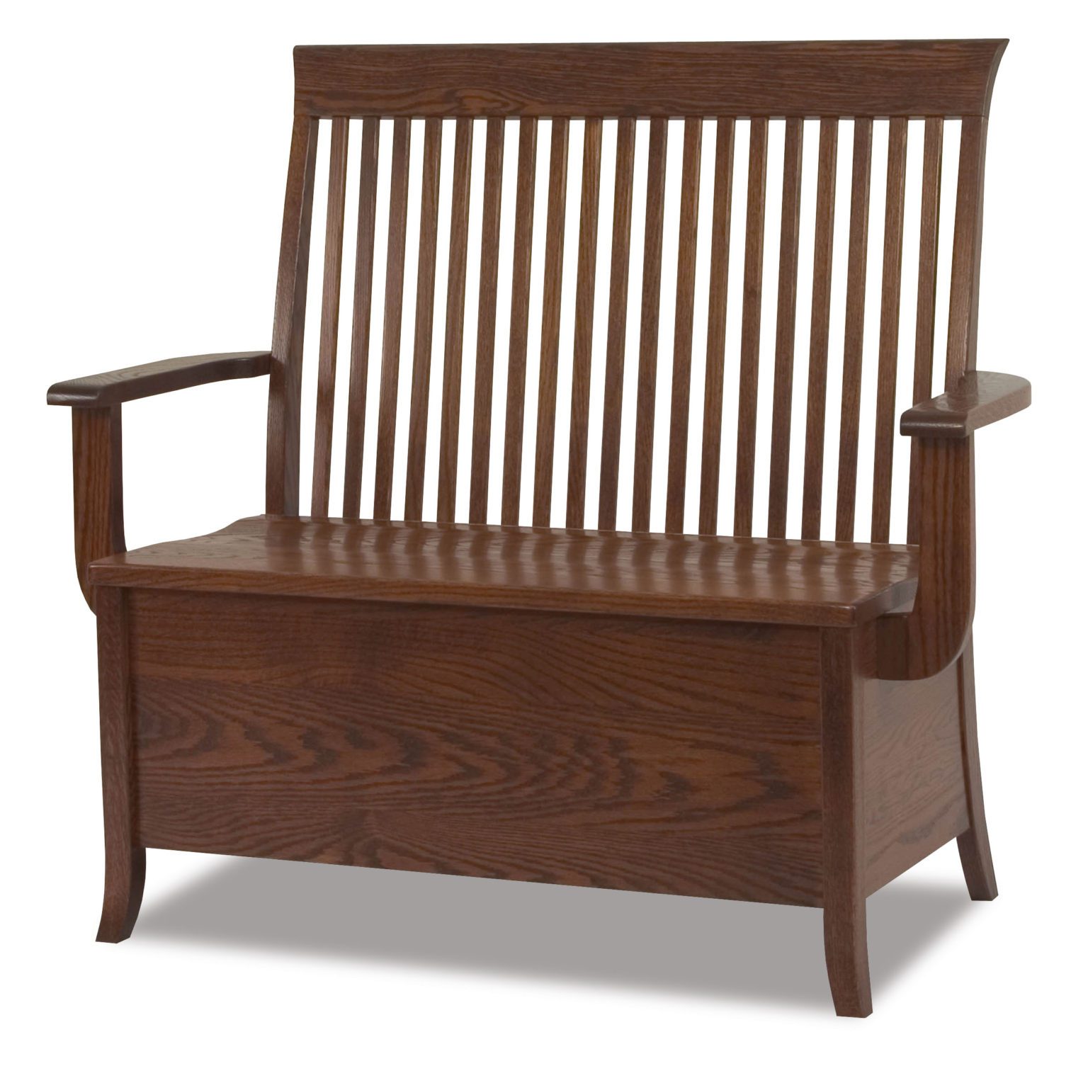 Carlisle Bench Amish Solid Wood Benches Kvadro Furniture