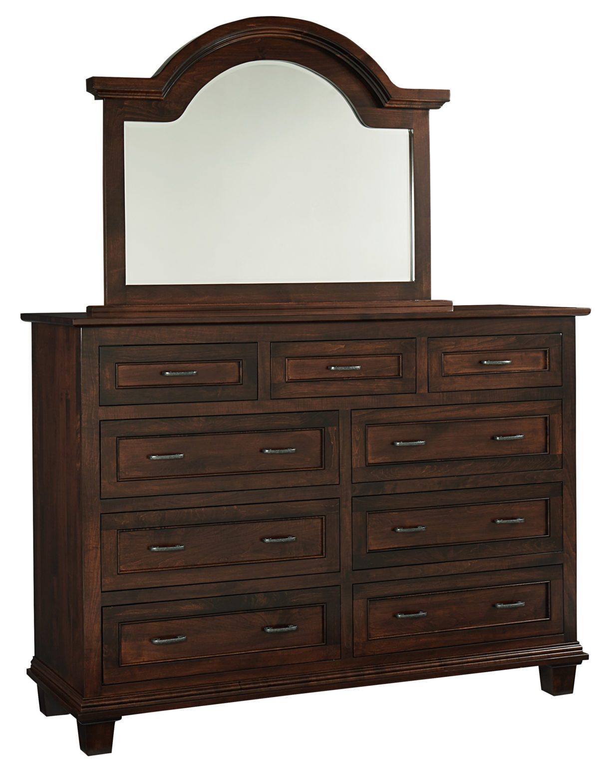 Francine Dresser Amish Solid Wood Dressers Kvadro Furniture