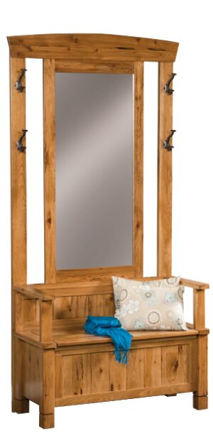 Greyson Hall Seat | Amish Solid Wood Hall Seats