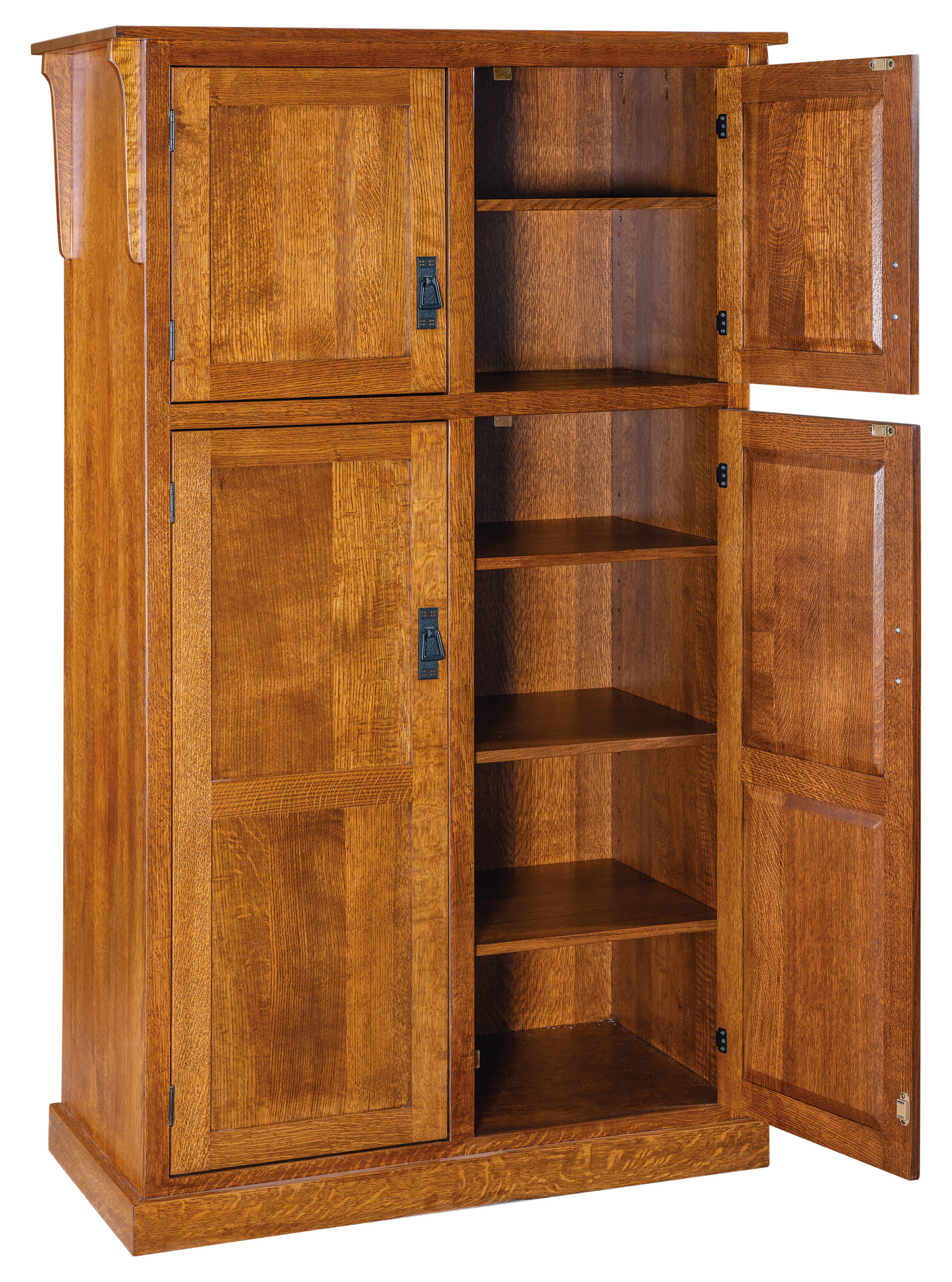 wooden pantry shelves