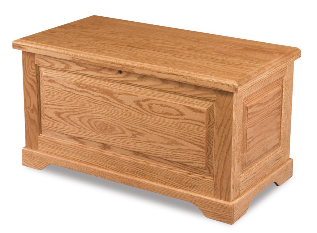 Raised Panel Cedar Chest Amish Solid Wood Chests Kvadro Furniture