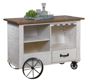 Teacart Hutch | Amish Solid Wood Hutches