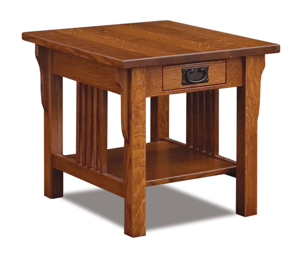 Camden End Table | Amish Solid Wood End Tables | Kvadro Furniture