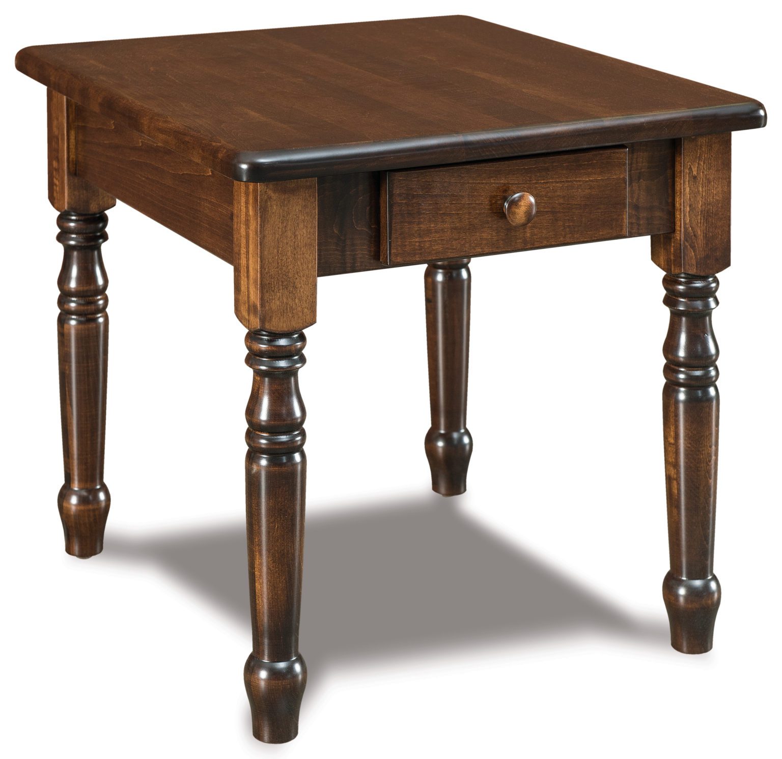 Classic End Table Amish Solid Wood End Tables Kvadro Furniture