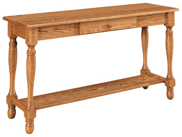 Country Sofa Table | Amish Solid Wood Sofa Tables | Kvadro Furniture