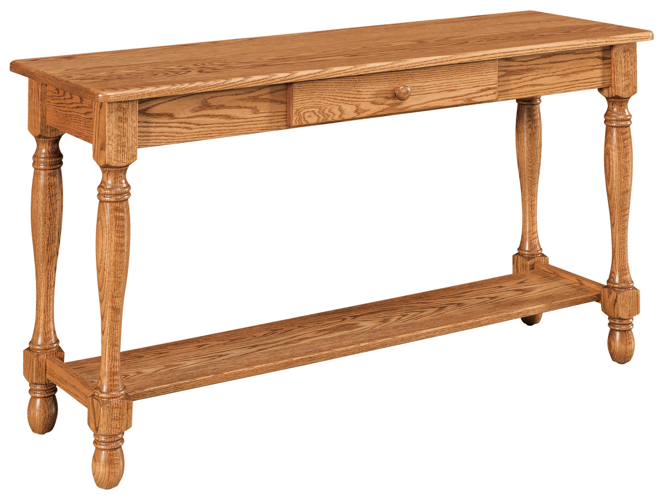 Country Sofa Table, Amish Solid Wood Sofa Tables