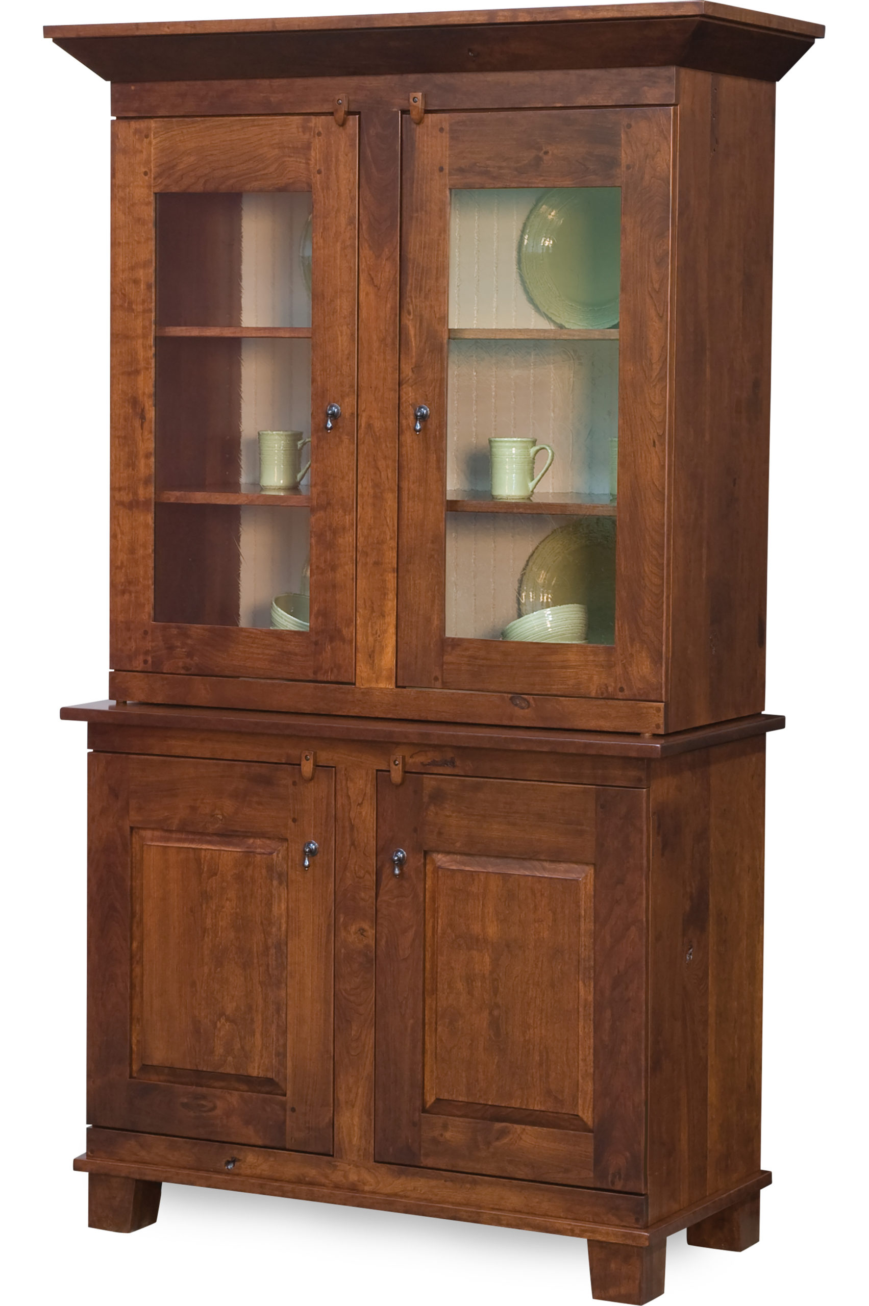 Frazier Hutch Amish Solid Wood Hutches Kvadro Furniture