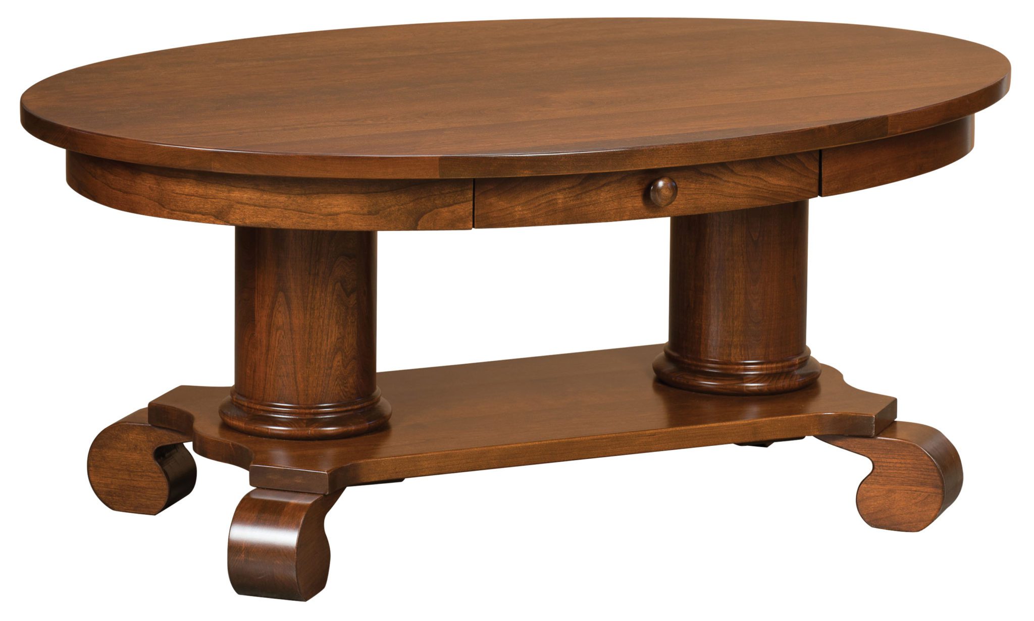 Jefferson Coffee Table Amish Solid Wood Coffee Tables Kvadro Furniture