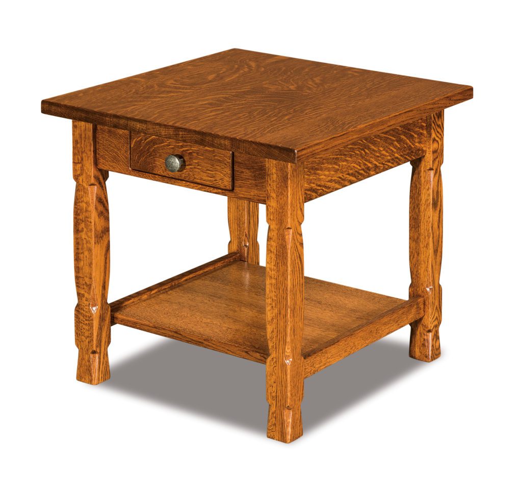 Rock Island End Table Amish Solid Wood End Tables Kvadro Furniture