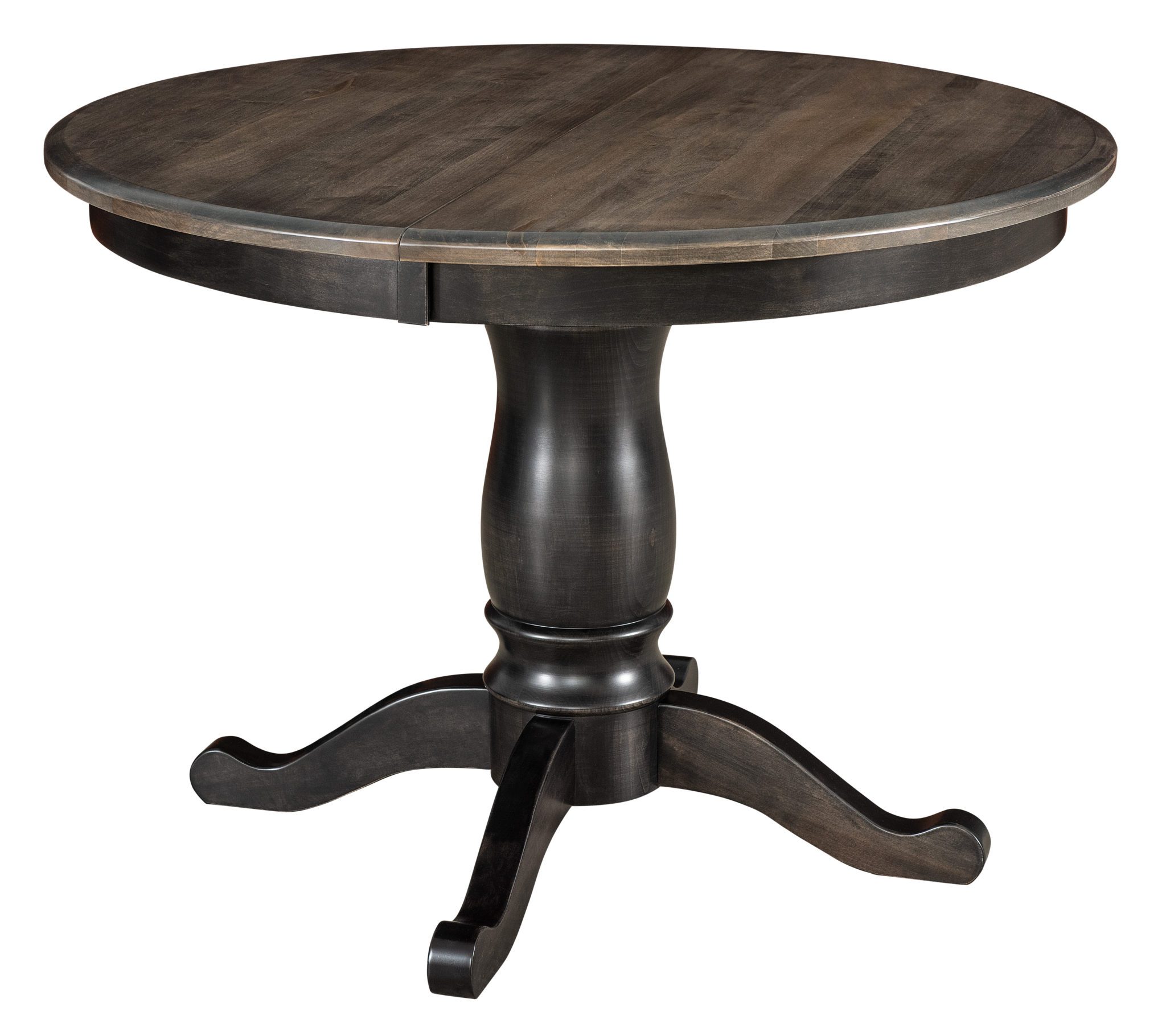 Alpine Pedestal Table Amish Solid Wood Tables Kvadro Furniture