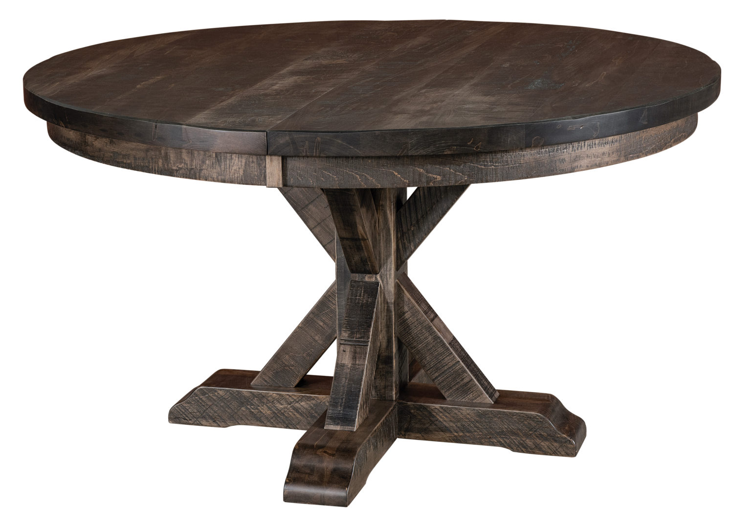 Elkhorn Pedestal Table | Amish Solid Wood Tables | Kvadro Furniture