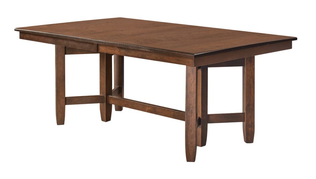 Montana Trestle Table Amish Solid Wood Tables Kvadro Furniture