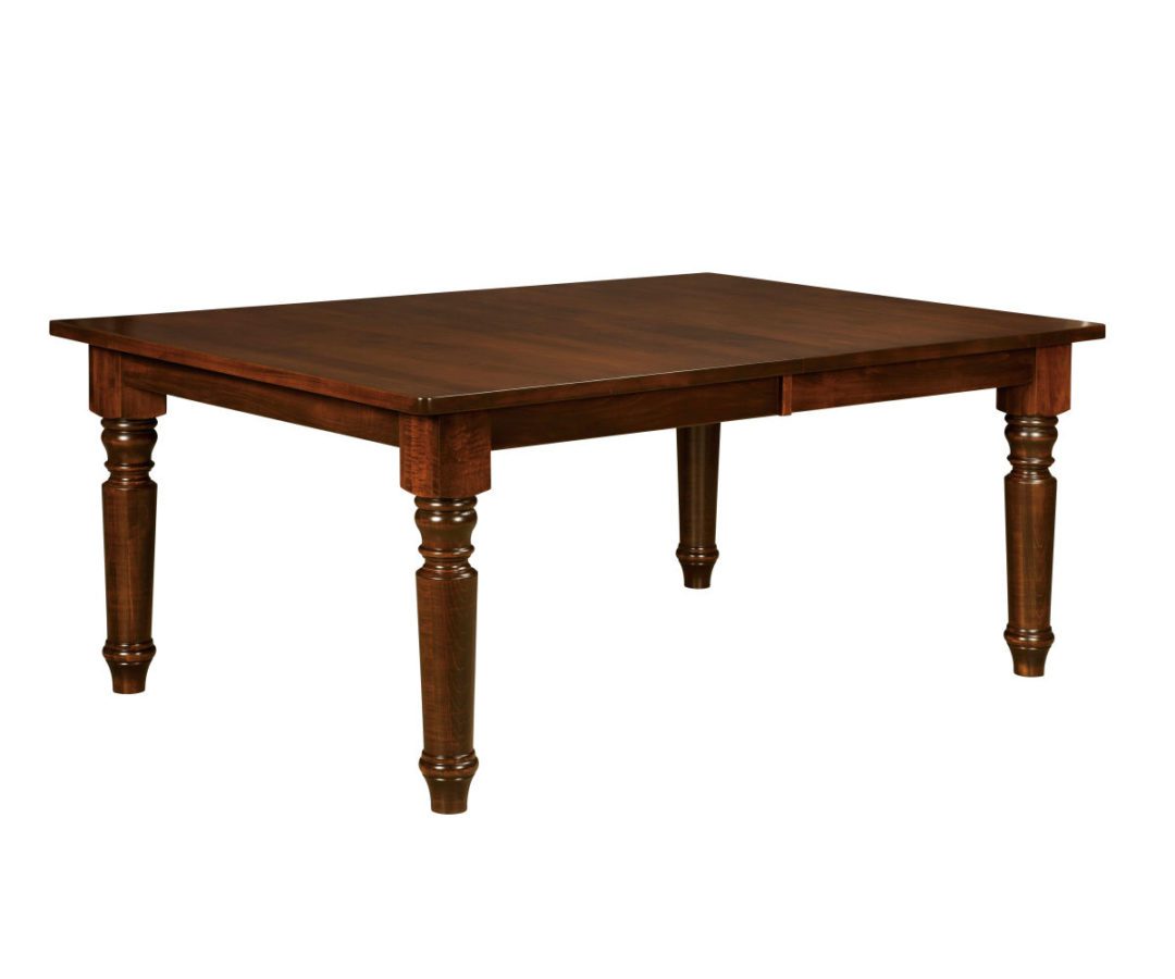 Berkshire Leg Table Amish Solid Wood Tables Kvadro Furniture