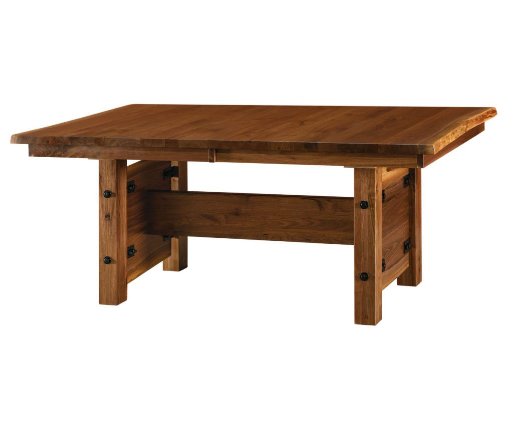 Lamesa Trestle Table Amish Solid Wood Tables Kvadro Furniture