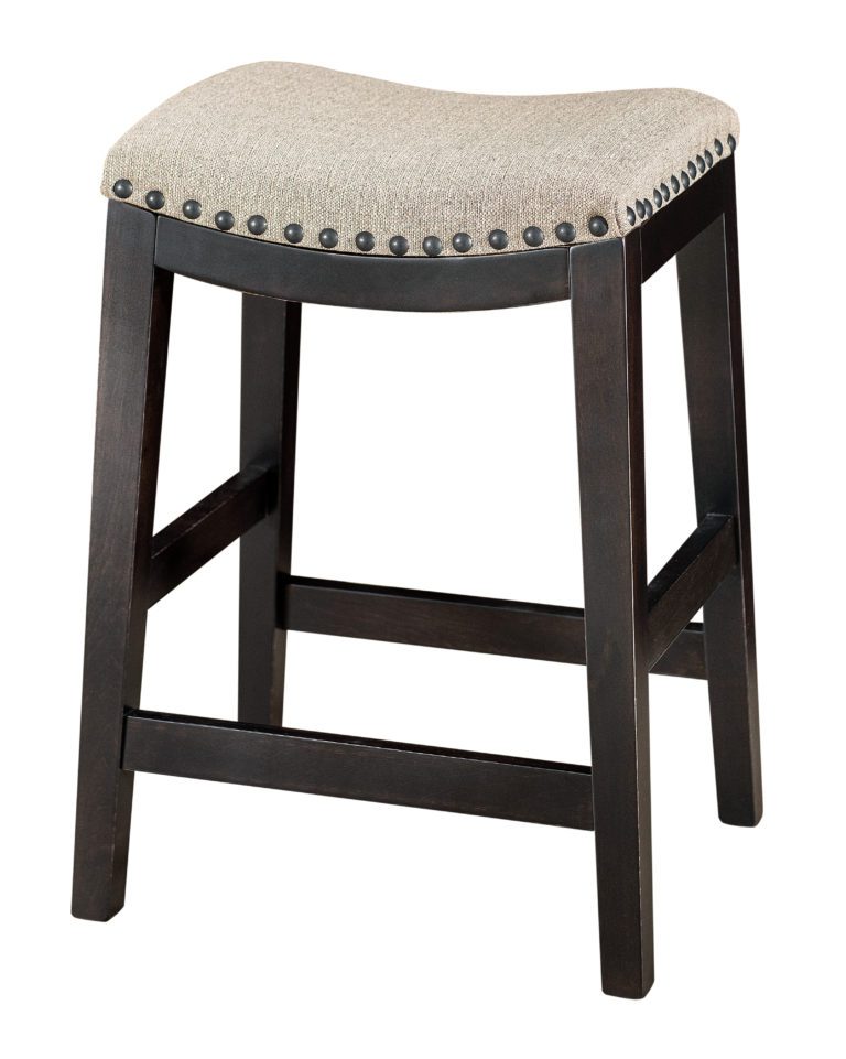 Cartel Bar Stool Amish Solid Wood Bar Stools Kvadro Furniture